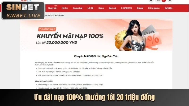 Tiền thưởng chào mừng cho người chơi mới tại i9bet121
